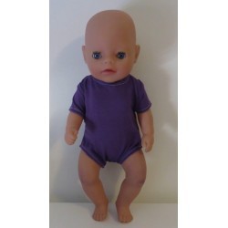 romper paars baby born little 36cm