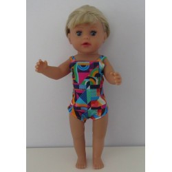 luxe romper gekleurd baby born little 36cm