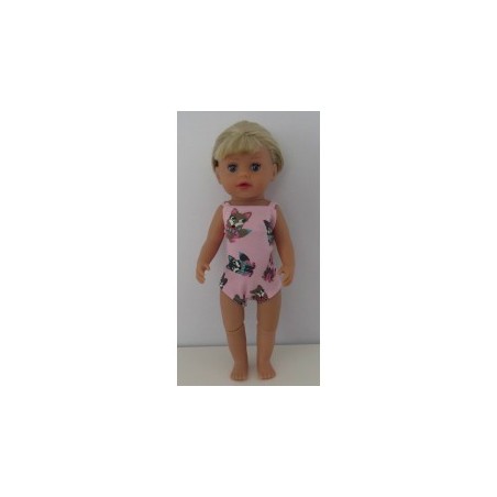 luxe romper roze vossen baby born little 36cm