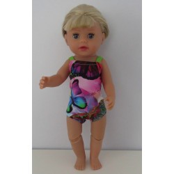 luxe romper vlinders baby born little 36cm