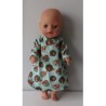 nachtjapon vossen baby born little 36cm