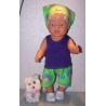 korte broek set tinkerbell  groen baby born 43cm