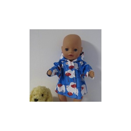 regenjas baby born little 36cm