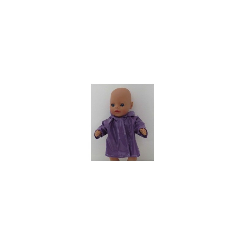regenjas paars baby born little 36cm