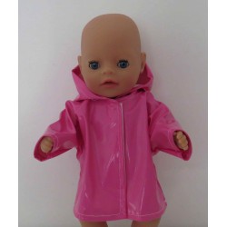 regenjas roze baby born little 36cm
