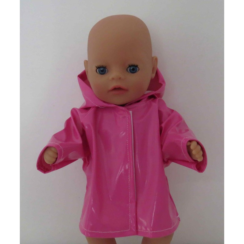 regenjas roze baby born little 36cm