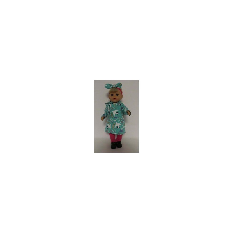 hoodiejurkset duiven baby born little 36cm