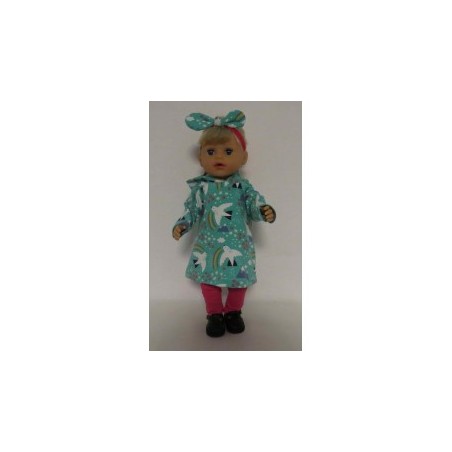 hoodiejurkset duiven baby born little 36cm