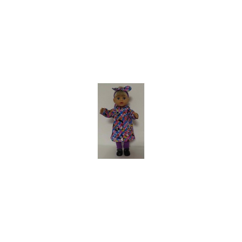 hoodiejurk set kong fu panda  baby born little 36cm