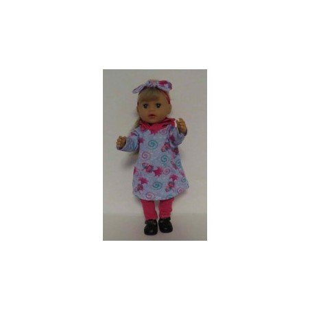 hoodiejurk set trollz  baby born little 36cm