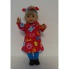 hoodiejurk set rood cijfers  baby born little 36cm