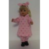 hoodiejurk set roze sterren  baby born little 36cm