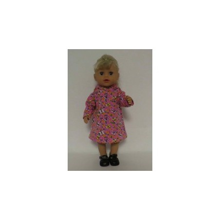hoodiejurk roze vlinders baby born little 36cm