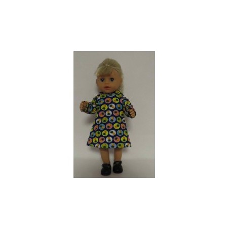hoodiejurk blauw annanas baby born little 36cm