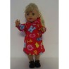 hoodiejurk rood cijfers baby born little 36cm