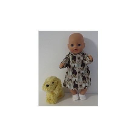 hoodiejurk konijnen baby born little 36cm