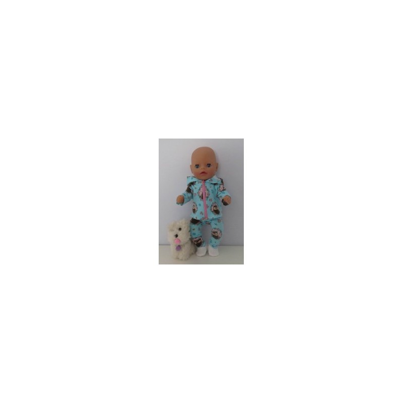 vest setje uilen baby born little 36cm