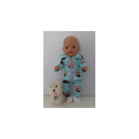 vest setje uilen baby born little 36cm