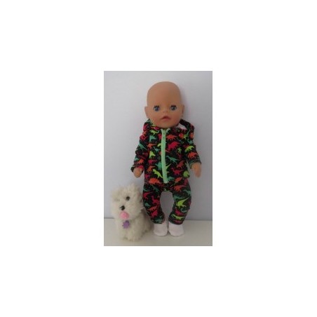 vest setje dino's baby born little 36cm