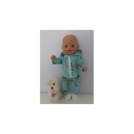 vest setje madagaskar baby born little 36cm