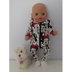 vest setje minnie mouse baby born little 36cm