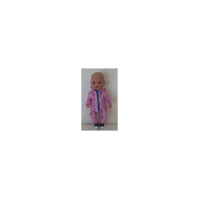 vest setje roze trollz baby born little 36cm