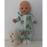 vest setje luiaard baby born little 36cm