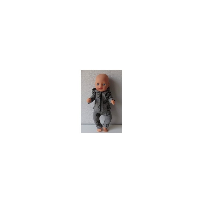 vest setje paddestoelen baby born little 36cm