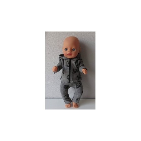vest setje paddestoelen baby born little 36cm