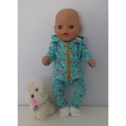 vest setje hartjes baby born little 36cm