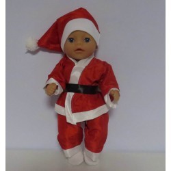 kerstman pak  baby born little 36cm