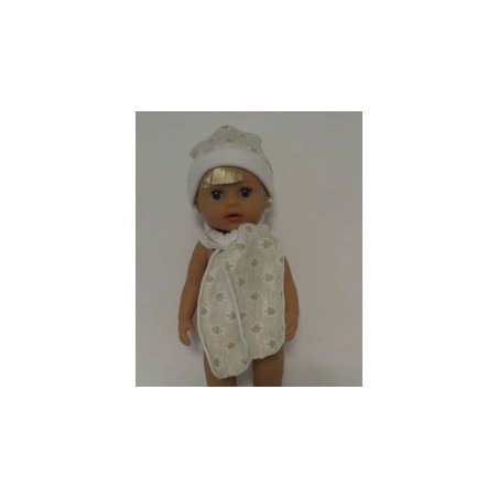 muts met sjaal bomen baby born little 36cm