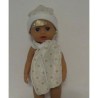 muts met sjaal bomen baby born little 36cm