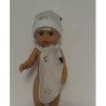 muts met sjaal gestreept baby born little 36cm