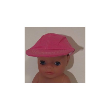 basseballpet hard roze baby born little 36cm