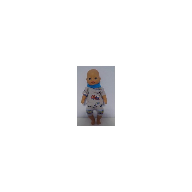 korte broek setje hulpdiensten baby born little 36cm