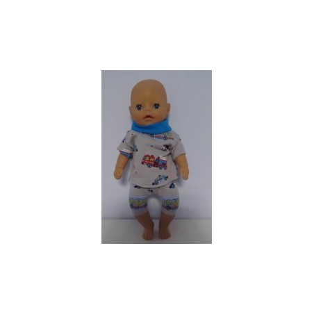korte broek setje hulpdiensten baby born little 36cm
