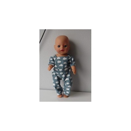 jumpsuit wolken baby born little 36cm
