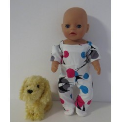 jumpsuit zwaluwen baby born little 36cm