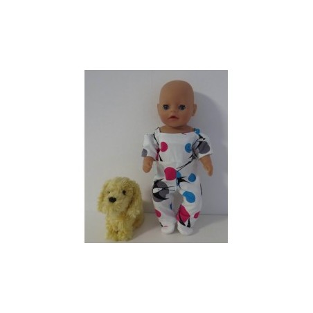 jumpsuit zwaluwen baby born little 36cm