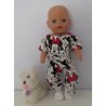 jumpsuit minnie mouse baby born little 36cm