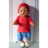 korte broek set tijgertje baby born 43cm