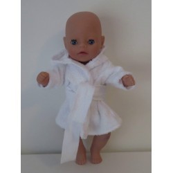 badjas wit baby born little 36cm