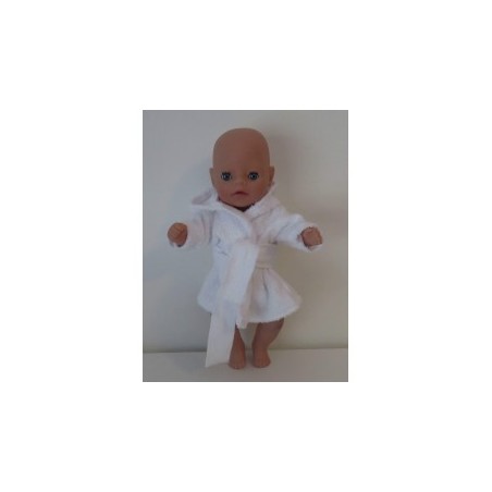 badjas wit baby born little 36cm