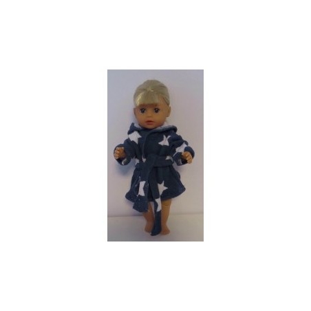 badjas blauw met sterren baby born little 36cm