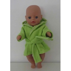 badjas groen baby born little 36cm