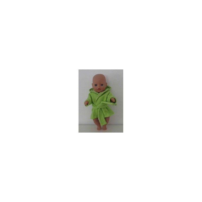 badjas groen baby born little 36cm