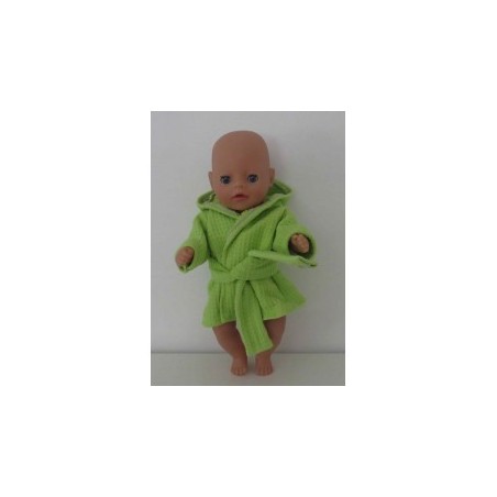 badjas groen baby born little 36cm