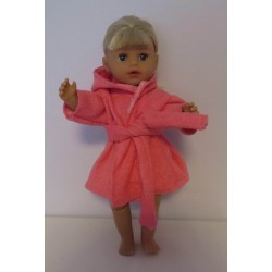badjas midden roze baby born little 36cm