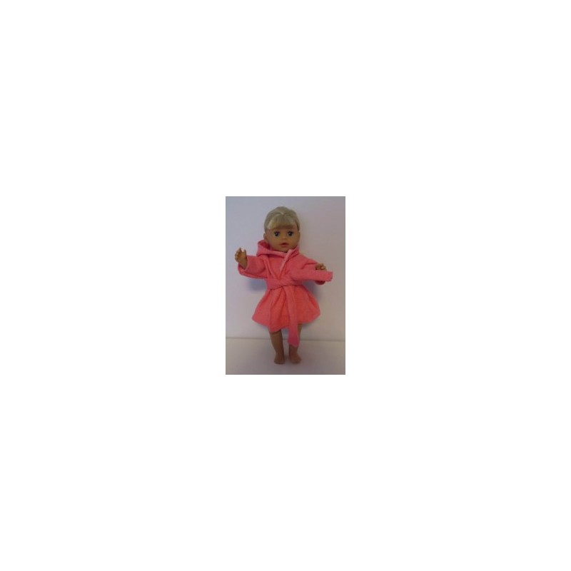 badjas midden roze baby born little 36cm